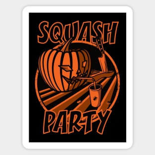 Halloween Squash Party Sticker